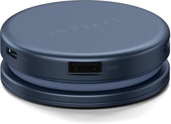 Satechi OntheGo 5-í-1 USB-C tengikví - Blár