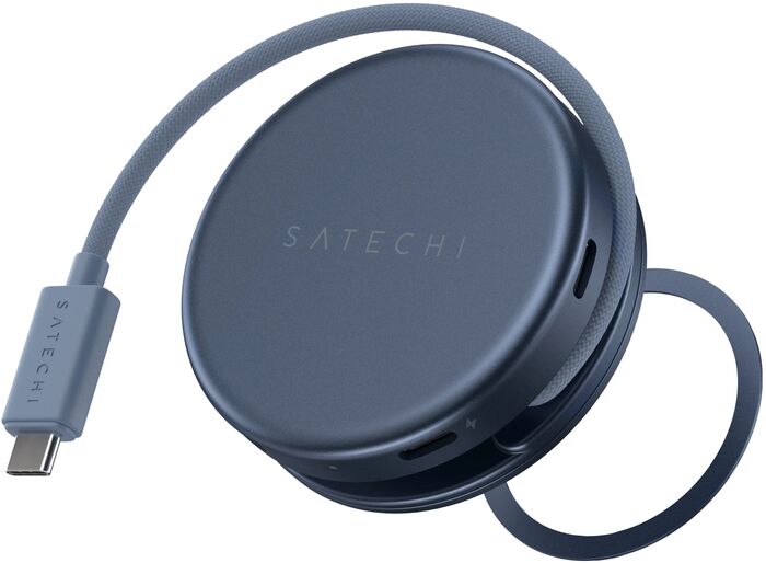 Satechi OntheGo 5-í-1 USB-C tengikví - Blár