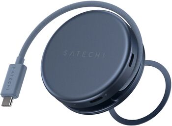 Satechi OntheGo 5-í-1 USB-C tengikví - Blár
