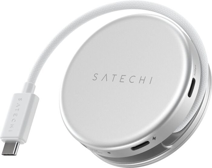 Satechi OntheGo 5-í-1 USB-C tengikví - Silfur