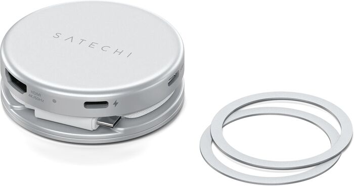 Satechi OntheGo 5-í-1 USB-C tengikví - Silfur