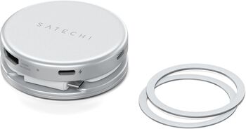 Satechi OntheGo 5-í-1 USB-C tengikví - Silfur