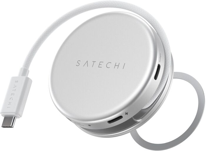 Satechi OntheGo 5-í-1 USB-C tengikví - Silfur