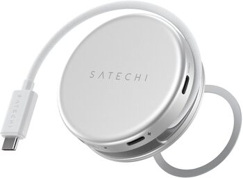 Satechi OntheGo 5-í-1 USB-C tengikví - Silfur