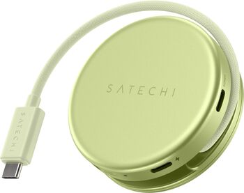 Satechi OntheGo 5-í-1 USB-C tengikví - Limegrænt