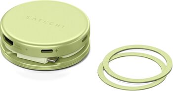 Satechi OntheGo 5-í-1 USB-C tengikví - Limegrænt