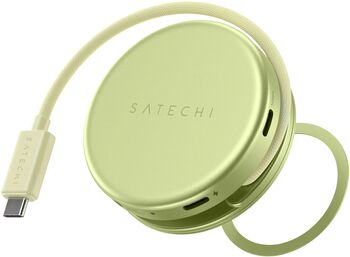 Satechi OntheGo 5-í-1 USB-C tengikví - Limegrænt