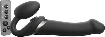 Strap-on-me XL Multi Orgasm tvöfaldur titrari - Svartur