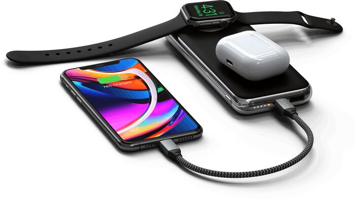 Satechi Quatro ferðahleðsla - Svört