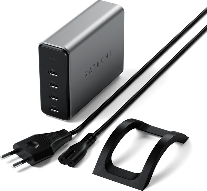 Satechi 165W GaN Hleðslutæki - 4 tengi