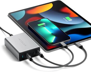 Satechi 165W GaN Hleðslutæki - 4 tengi