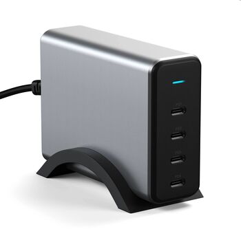Satechi 165W GaN Hleðslutæki - 4 tengi
