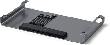 Satechi XL skjástandur m. USB-C tengikví - Grár