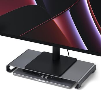 Satechi XL skjástandur m. USB-C tengikví - Grár