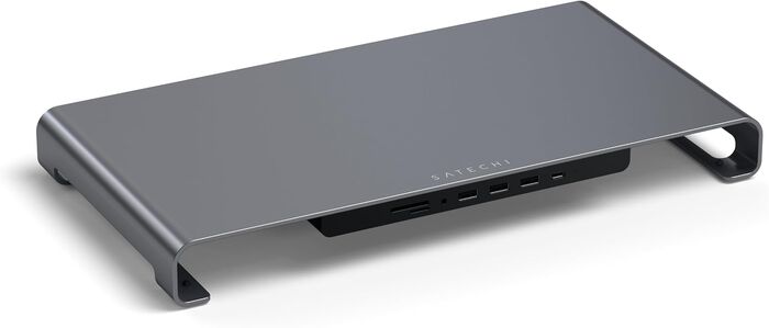 Satechi XL skjástandur m. USB-C tengikví - Grár