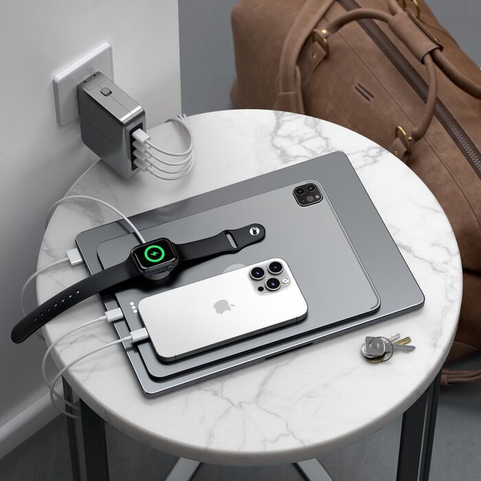 Satechi 145W GaN 4xUSB-C PD hleðslutæki