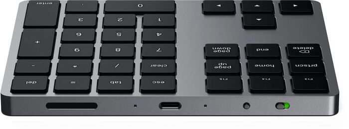 Satechi Bluetooth talnaborð - Grátt