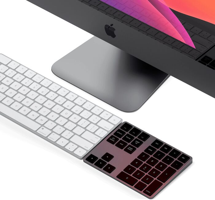 Satechi Bluetooth talnaborð - Grátt