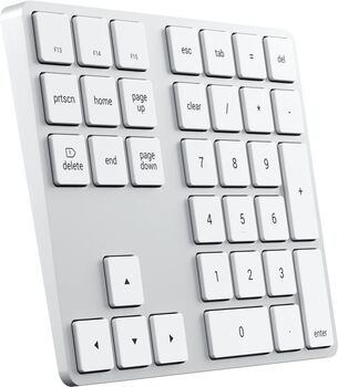 Satechi Bluetooth talnaborð - Silfur