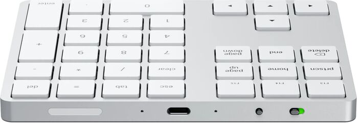 Satechi Bluetooth talnaborð - Silfur