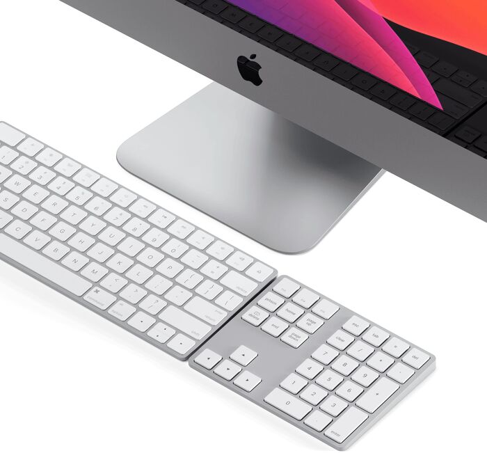 Satechi Bluetooth talnaborð - Silfur