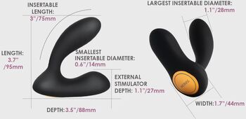 Svakom Vick Neo rassaörvari - Svartur