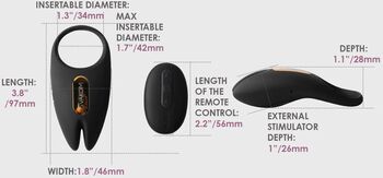 Svakom Winni 2 typpahringur - Svartur