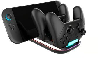 Hleðslustandur f. Switch 2 og 2x Pro stýripinna