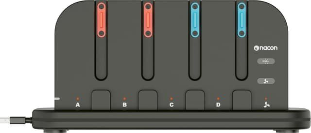 Nacon hleðslustandur með kælingu f. Switch 2 og Joy-Con