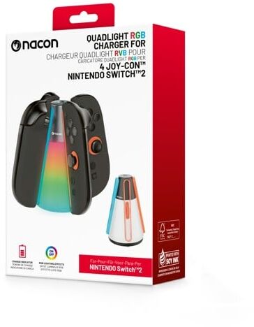 Nacon Quad Charger hleðslustöð fyrir Switch 2 Joy-Con 