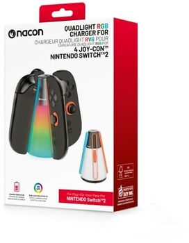 Nacon Quad Charger hleðslustöð fyrir Switch 2 Joy-Con 