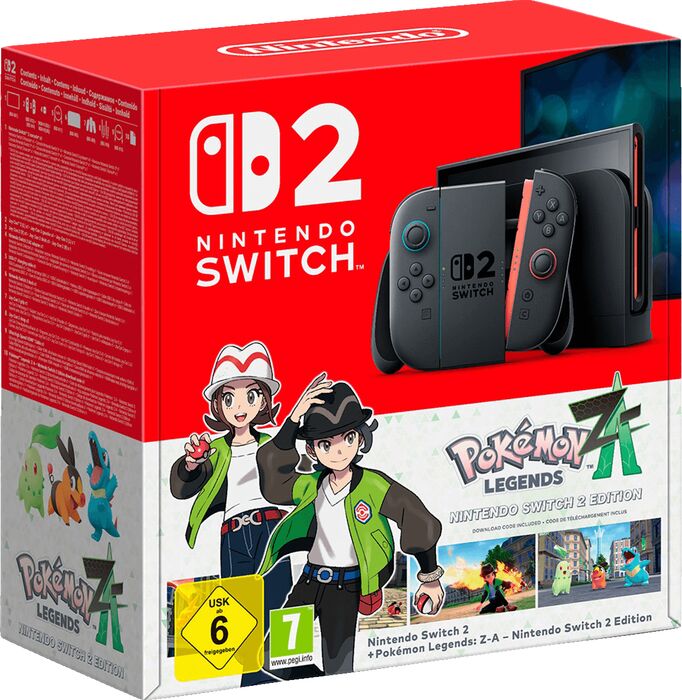 Nintendo Switch 2 leikjatölva + Pokémon Legends: Z-A