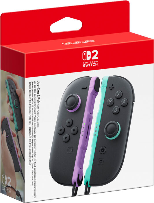 Nintendo Switch 2 Joy-Con stýripinnar - ljósfjólublár/túrkísblár