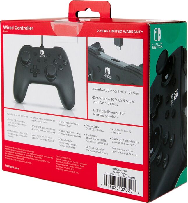 PowerA Nintendo Switch stýripinni - Svartur