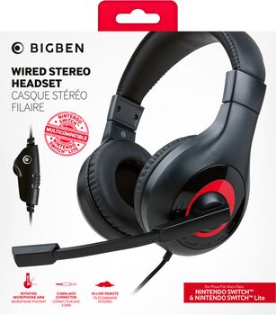 Nacon Bigben V1 leikjaheyrnartól - Svört