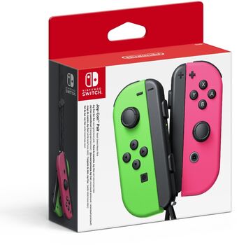Nintendo Joy-Con stýripinnar - Grænn/bleikur