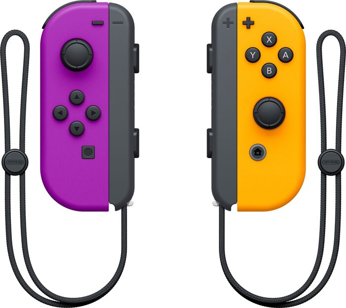 Nintendo Joy-Con stýripinnar - Fjólublár/appelsínugulur