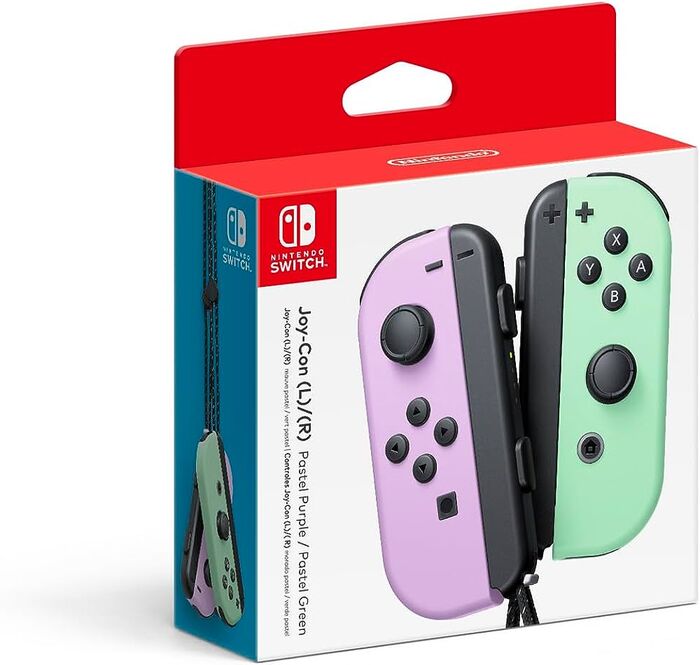 Nintendo Joy-Con stýripinnar - Pastel Fjólubláir/Grænir 