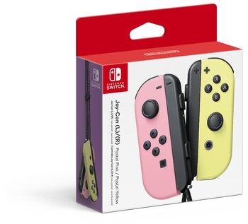 Nintendo Joy-Con stýripinnar - Pastel Bleikir/Gulir 