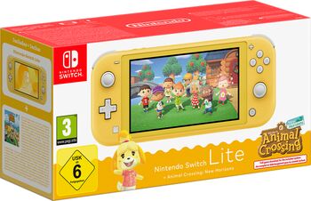 Nintendo Switch Lite leikjatölva + Animal Crossing: New Horizons - Gul