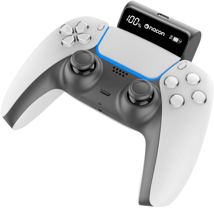 Nacon aukarafhlaða fyrir Nintendo Switch og PS5 stýripinna - svört