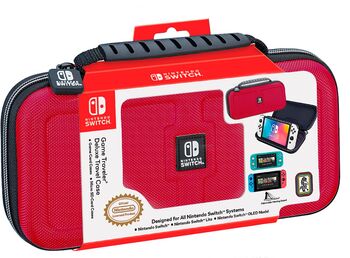 Nintendo Deluxe taska með vösum - Rauð 