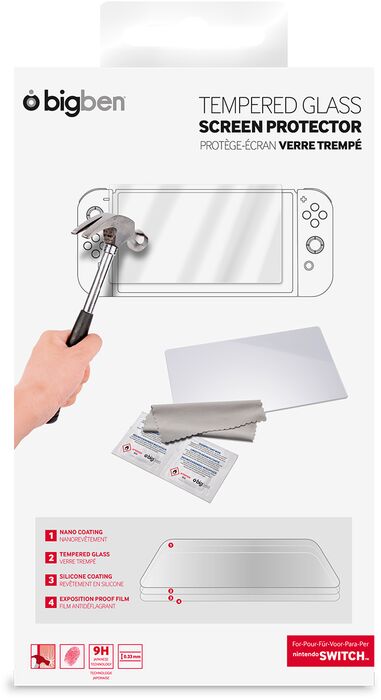 Bigben Nintendo Switch Tempered Glass skjávörn