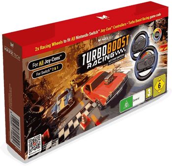 Maxx Tech Turbo Racing með stýri fyrir Switch 1 og 2