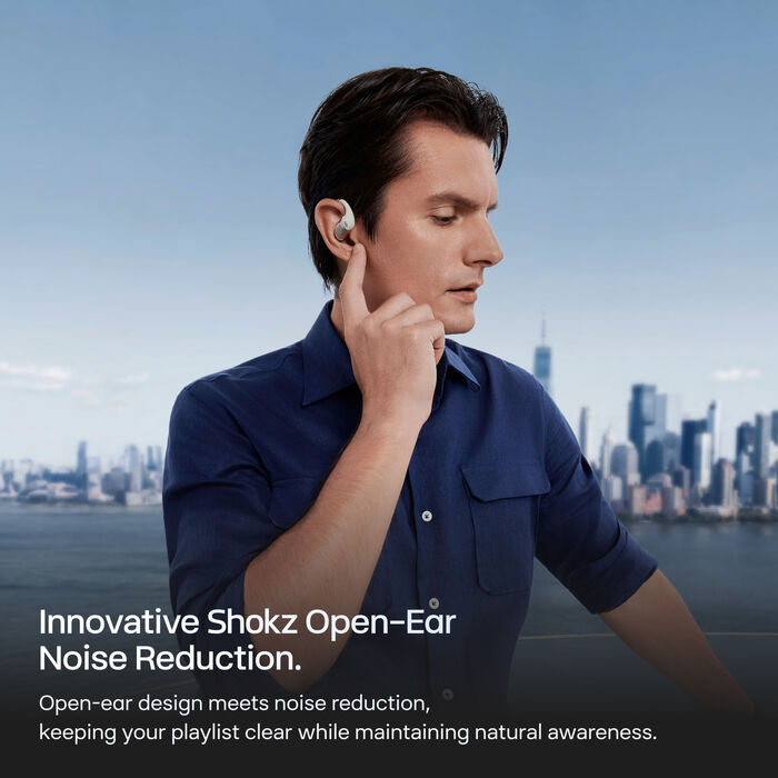 Shokz OpenFit Pro heyrnartól - Hvít
