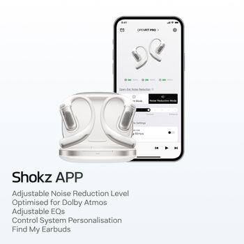 Shokz OpenFit Pro heyrnartól - Hvít