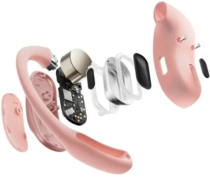 Shokz OpenFit Air þráðlaus heyrnartól - Bleik