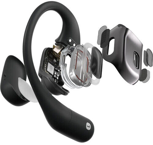 Shokz OpenFit þráðlaus heyrnartól - Svört