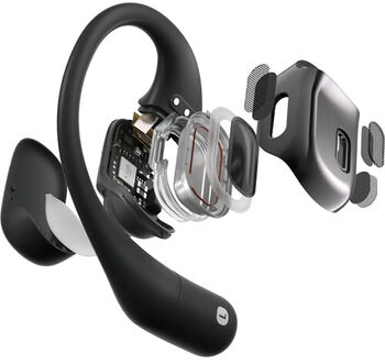 Shokz OpenFit þráðlaus heyrnartól - Svört 