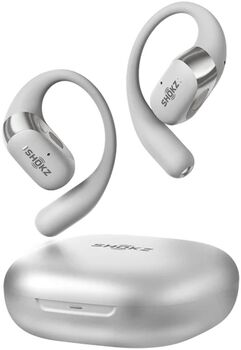 Shokz OpenFit 2+ þráðlaus heyrnartól - Grá